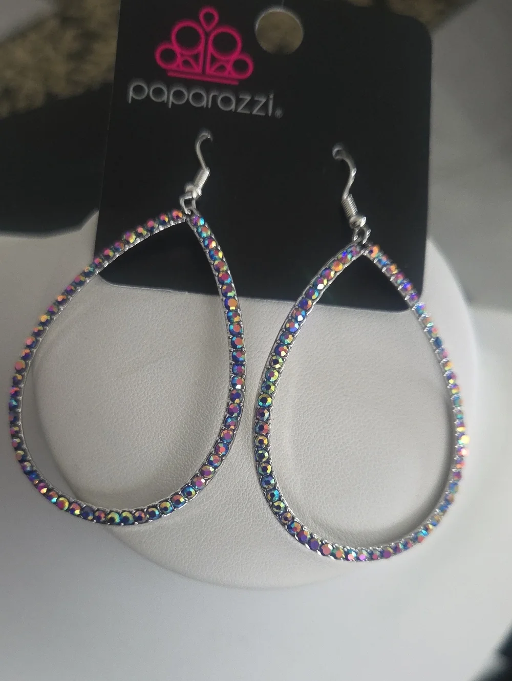 Paparazzi Irridescent Teardrop Multi Earrings NWT